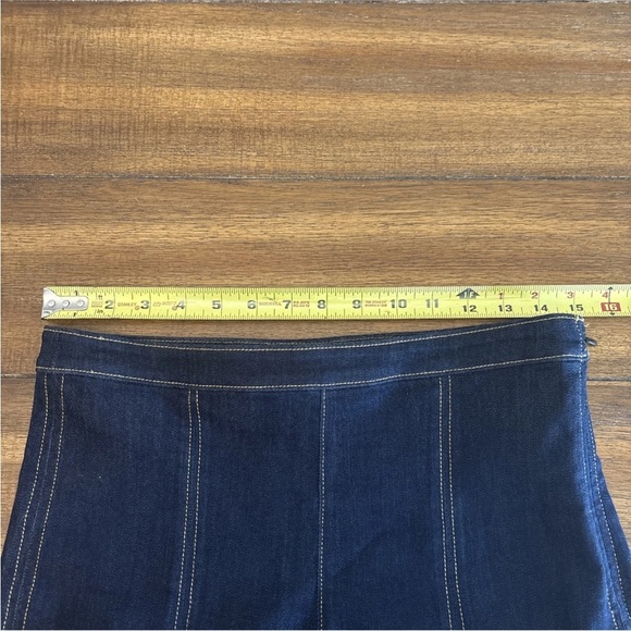 Cinq A Sept Denim Shorts With Bows On Sides Size 6 - Picture 5 of 11